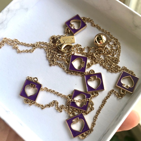 Kate Spade Purple Layered Necklace - Picture 2 of 3
